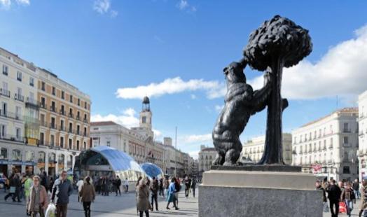 Exclusive Balcony Plaza Mayor Apartment Madrid Bagian luar foto